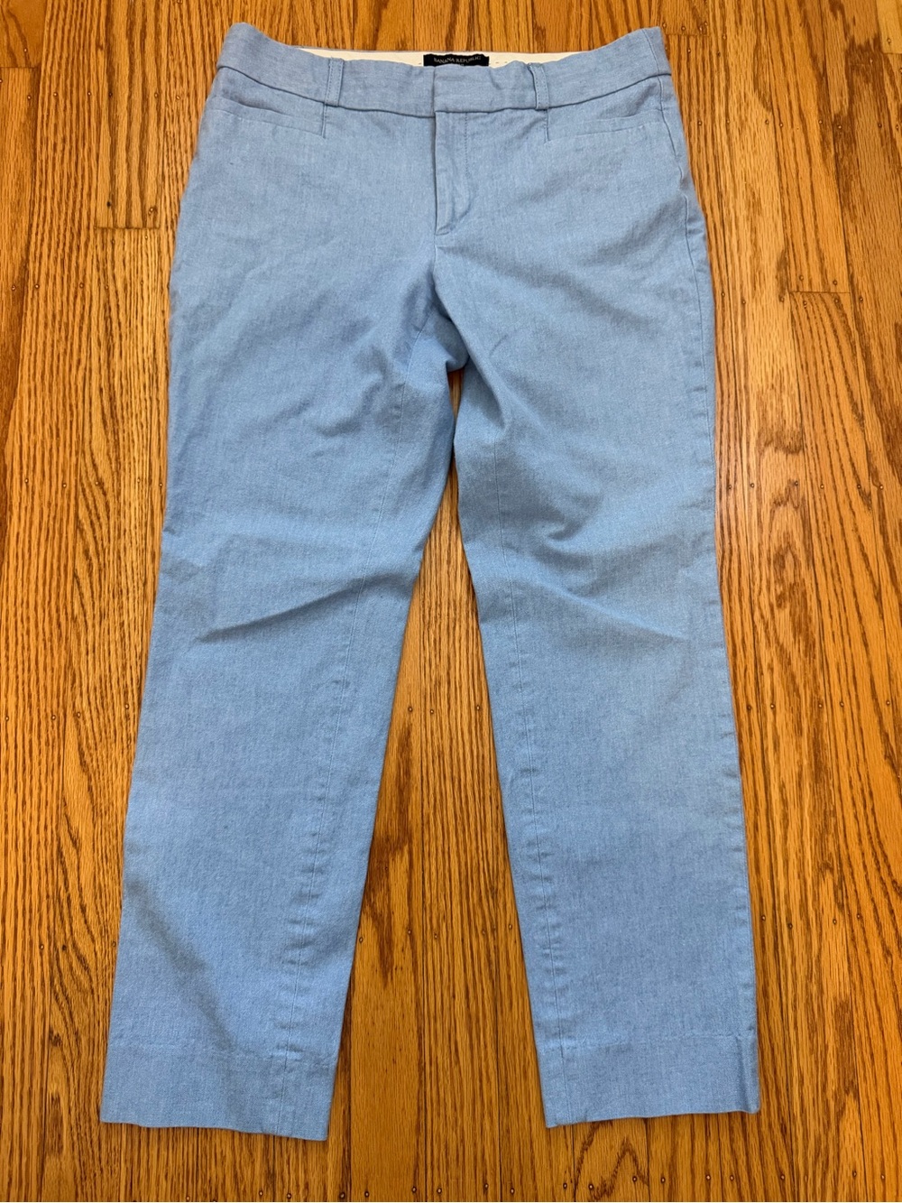 Banana Republic Sloan Light Blue Ankle Dress Pants Size 4